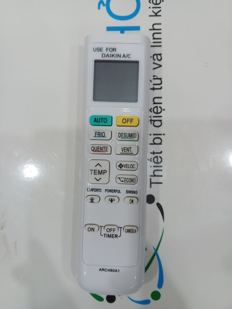 Remote Máy Lạnh DAIKIN ML62 ốm dài ( Auto-OFF) ARC480A1