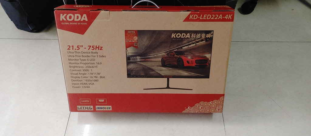 Màn hình máy tính 22inch KODA KD-LED22A-4K -> Tràn Viền