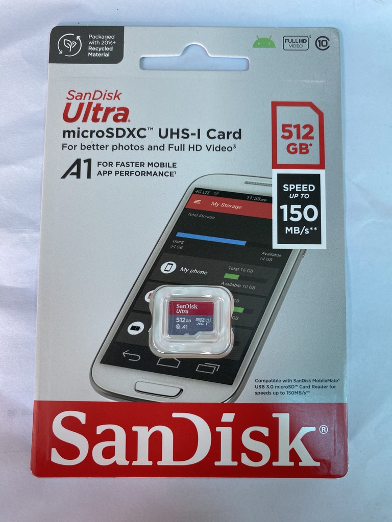 Thẻ Nhớ 512GB SANDISK (Hàng chính hãng | Đã VAT )
