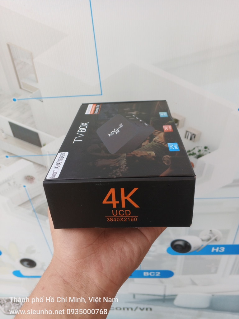 Android Tivi Box 4GB MXQ-4K Pro 5G ( Android 11/4G/64G/Wi-Fi 5.0Ghz ) --- không kèm dây HDMI --- BẢO HÀNH 6 THÁNG
