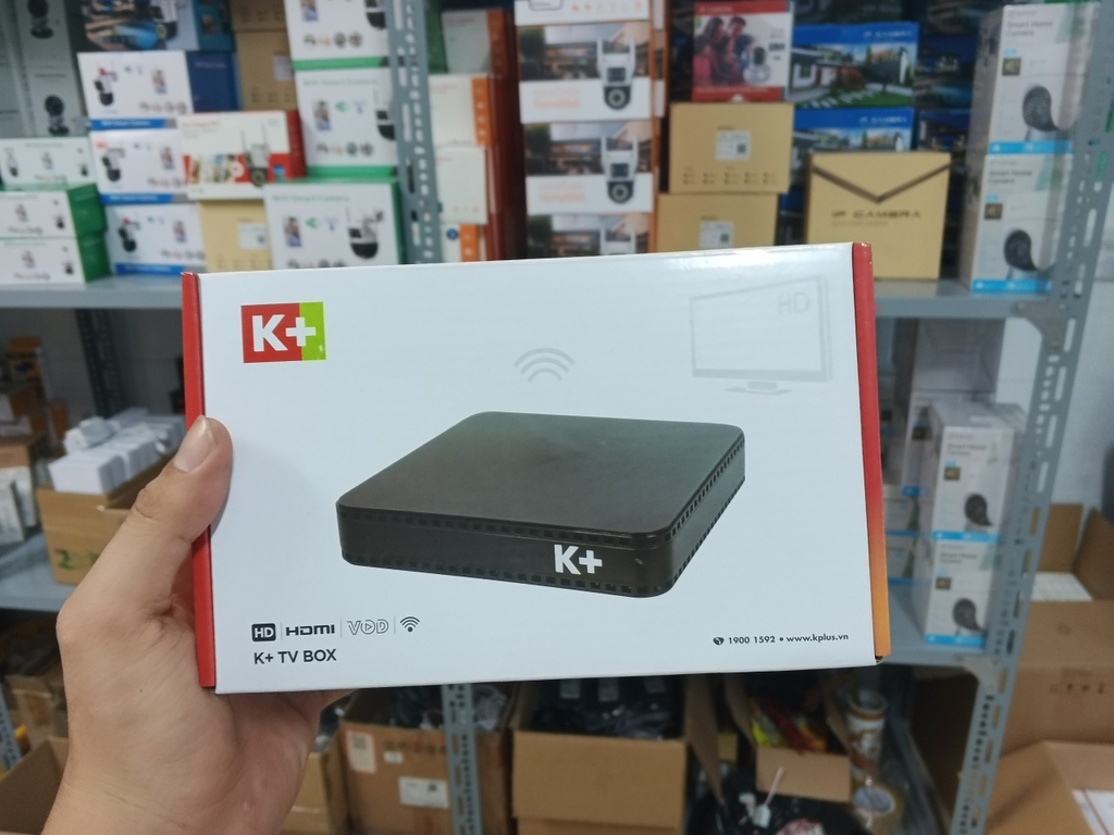 Bộ Android Tivi Box K+ ( Kèm 3 tháng thuê bao, kích hoạt 30/4) Full hộp