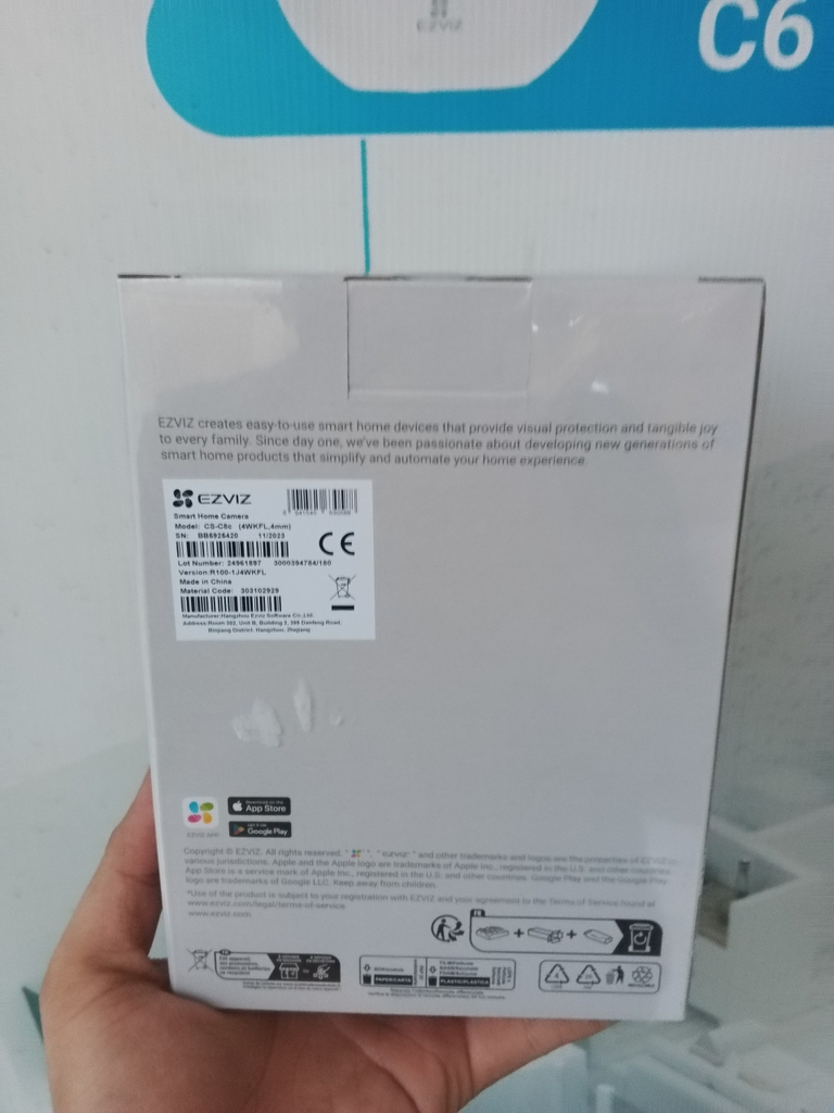 Camera Wifi EZVIZ C8C 4MP 2K+ [Bản Q1.2024 - Chính hãng - Full Vat]