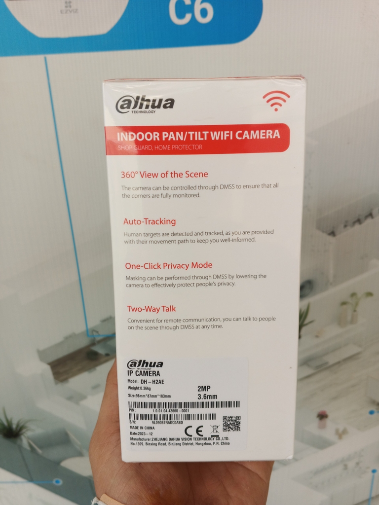 Camera Wifi 2MP DAHUA HERO H2AE 1080P ( Y chang A22, nhưng add đầu ghi Dahua dễ dàng hơn)