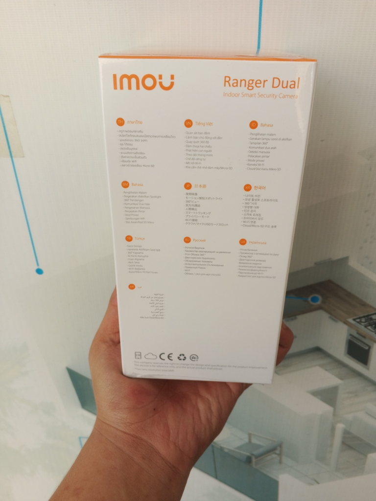 Camera Wifi IMOU S2XP-6MP (Ranger Dual Lens: 3MP+3MP | INdoor | FullColor)