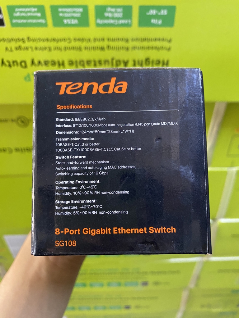 Switch 8 Port Tenda SG108 10/100/1000M