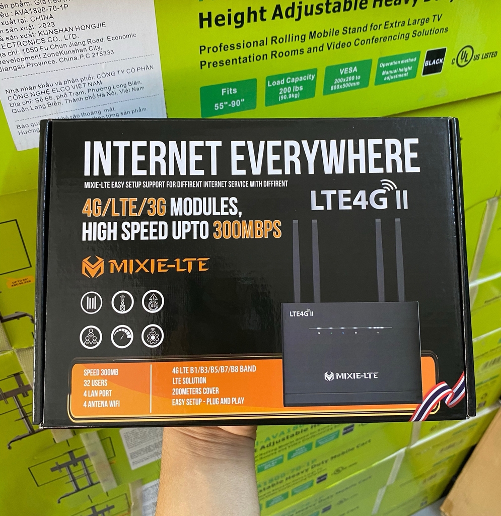 Bộ phát WIFI MIXIE LTE 4G - 4 ANTEN