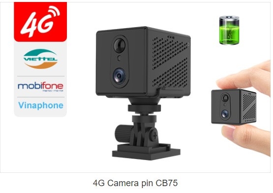 Camera mini 4G O-KAM PRO CB75 --- dùng sim 4G, APP: O-KAM PRO