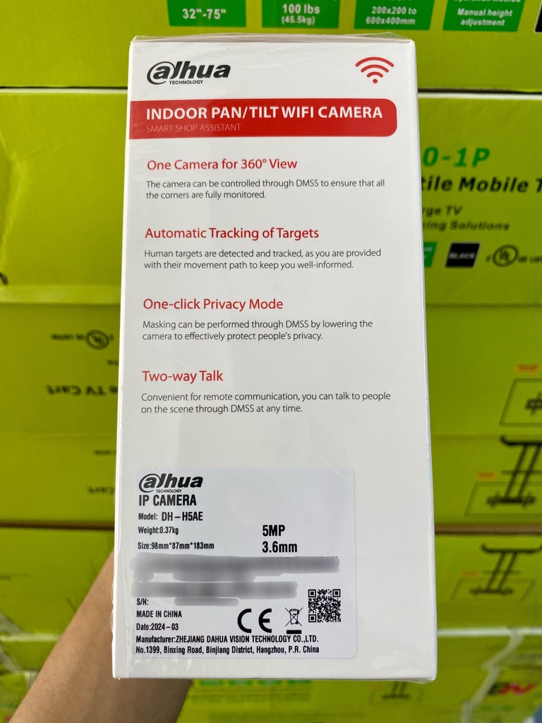 Camera Wi-Fi DAHUA H5AE - 5MP | Phiên bản mới!