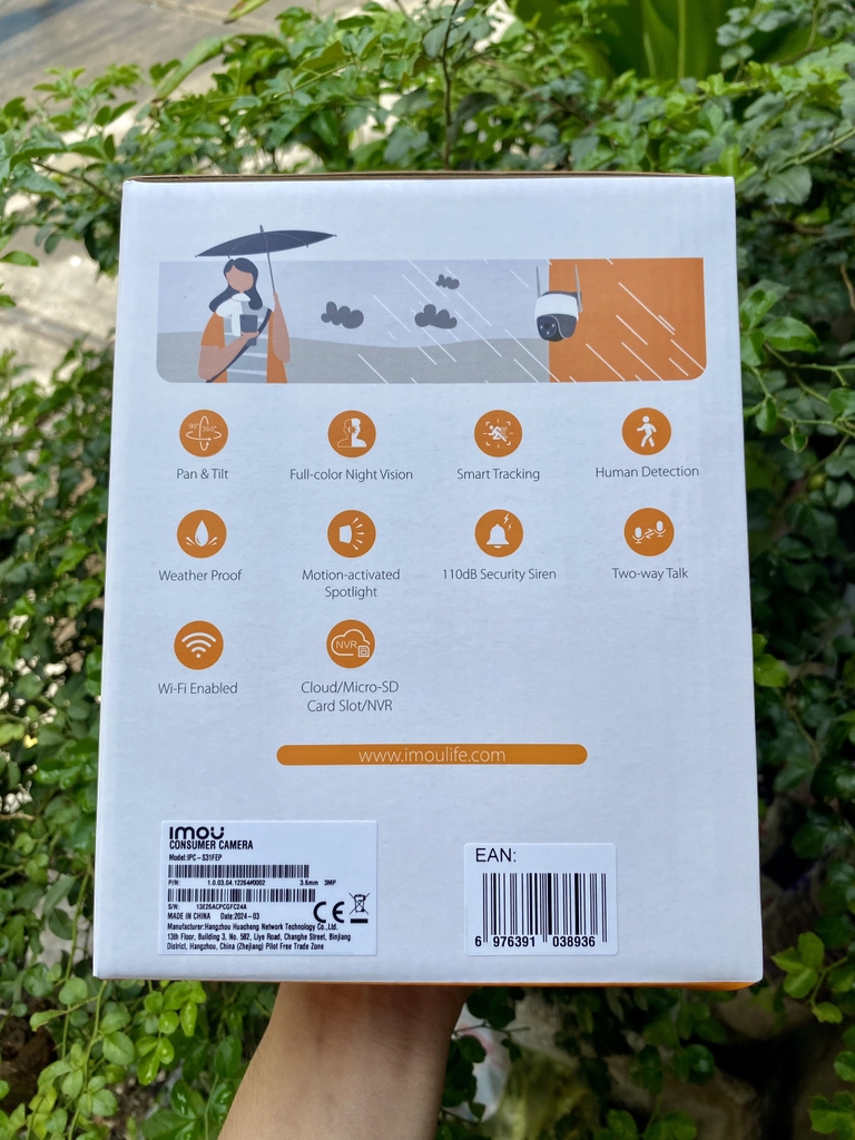 Camera Wifi IMOU S31FEP 2K 3MP (SE+ | Outdoor | FullColor | Tích hợp LOA, đàm thoại 2 chiều)