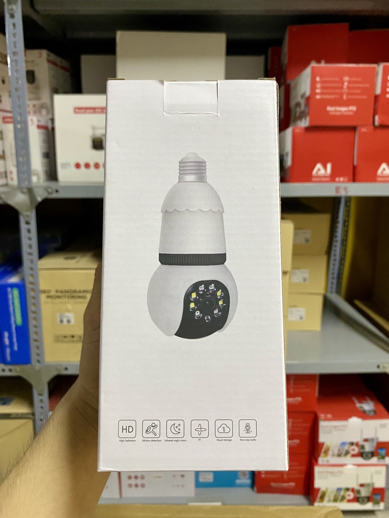 Camera Wifi YOOSEE tích hợp bóng đèn siêu sáng đàm thạm 2 chiều ( xem đêm có màu )