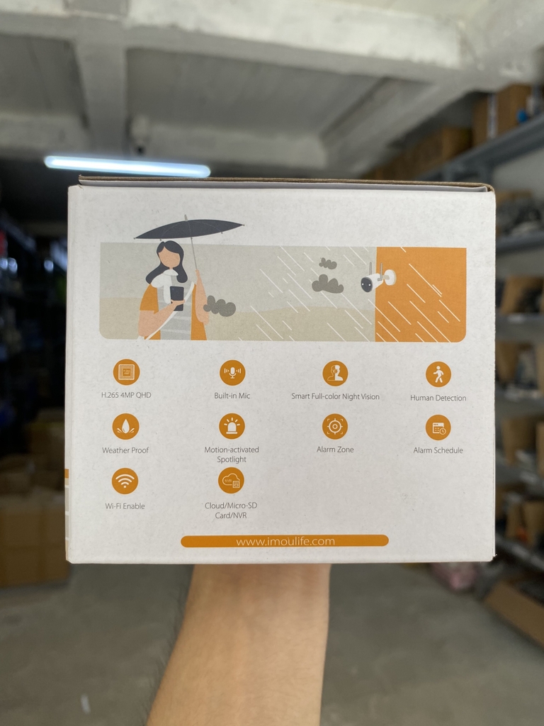Cam Wifi Imou 4MP F42FP (Có Màu + Có micro)