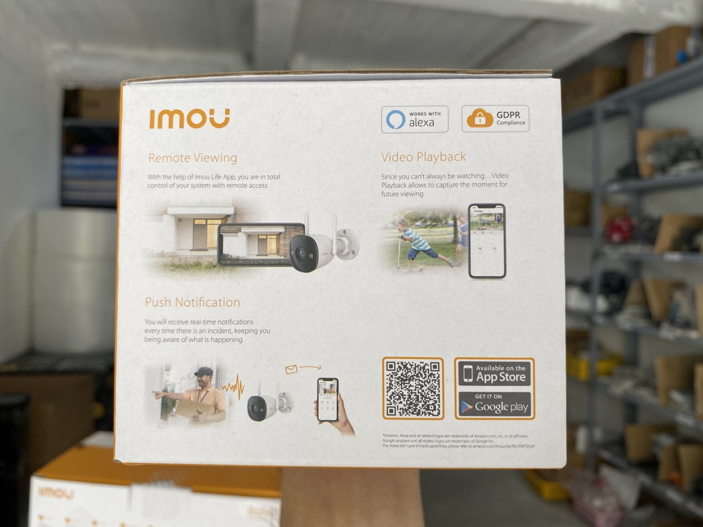 Camera Wifi Imou 5MP S3EP 3K (Thân kim loại, 2560×1944, 2.8mm, Có Mic, Đàm thoại 2 chiều, Có màu 24/24, Phát hiện con người - Xe, Góc nhìn 124° (D), Còi hú 110dB, Bullet 3) --- Thay thế Bullet 2 F42FeP