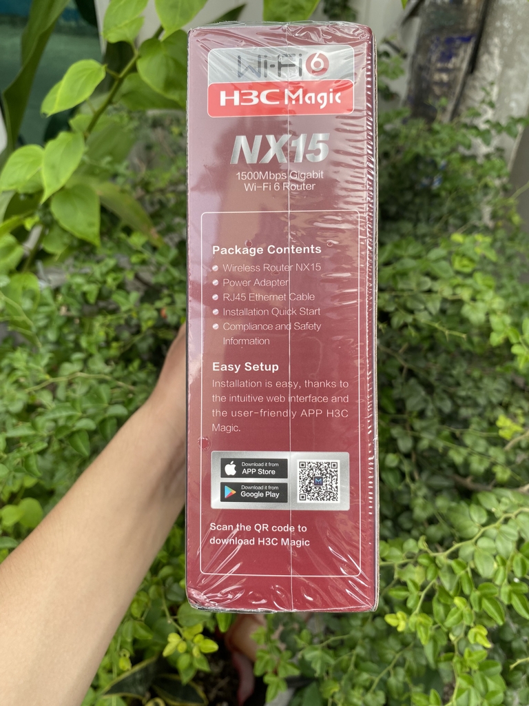 Bộ phát Wifi 6 - 1500Mbps / Thiết bị thu phát vô tuyến H3C Magic NX15 (9801A5AB) - Bảo hành 3 năm