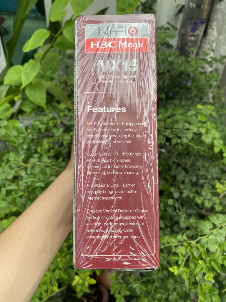 Bộ phát Wifi 6 - 1500Mbps / Thiết bị thu phát vô tuyến H3C Magic NX15 (9801A5AB) - Bảo hành 3 năm