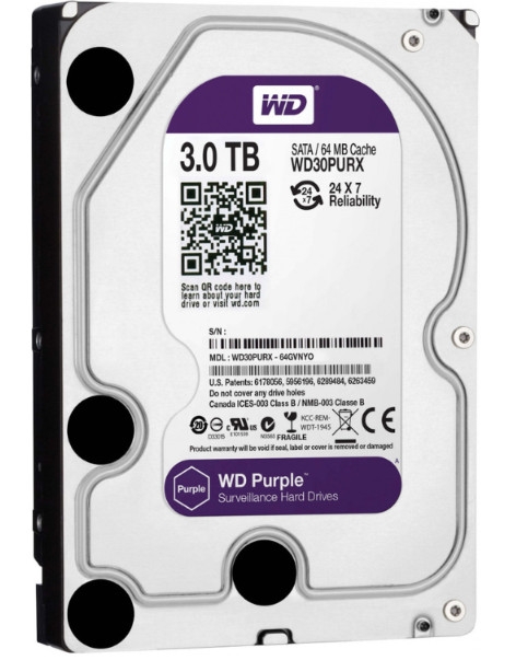 Ổ cứng HDD Western Tím - Hàng Công Ty | BH 24 tháng
