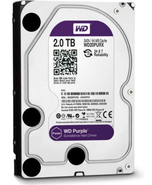 Ổ cứng HDD Western Tím - Hàng Công Ty | BH 24 tháng