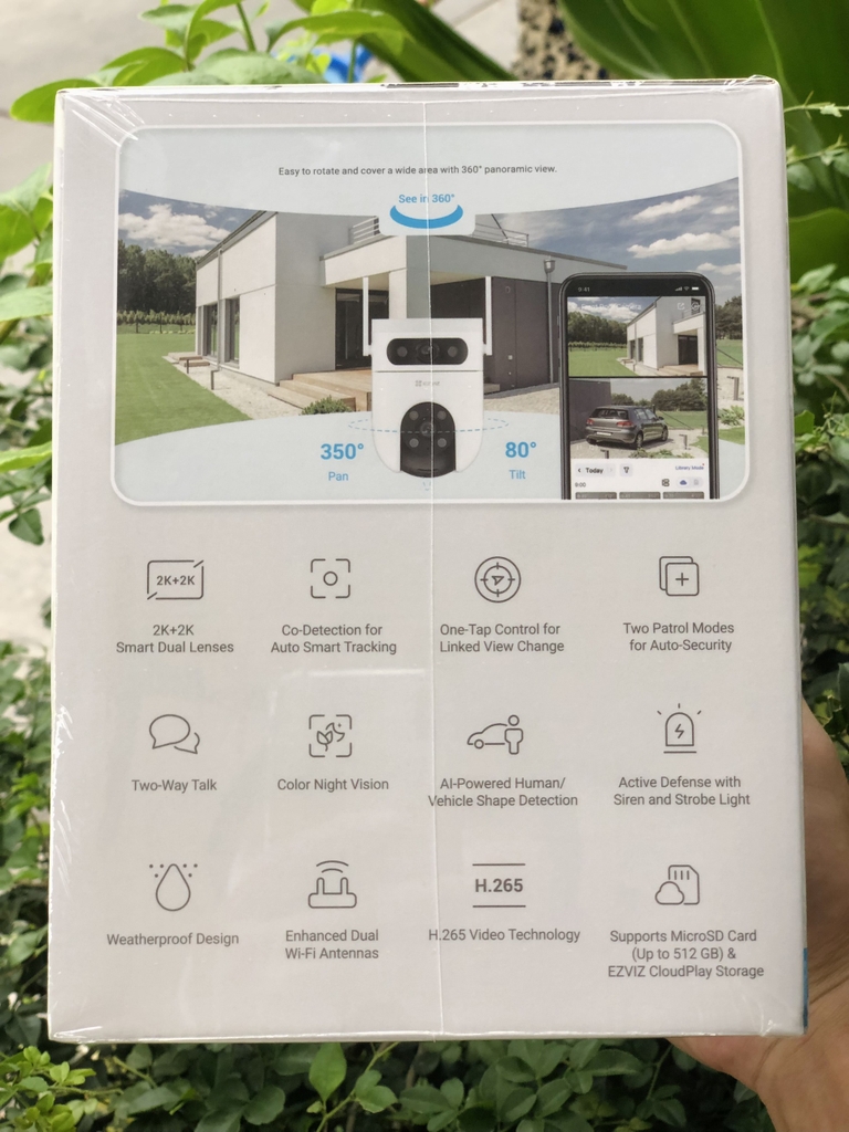 Camera Wifi EZVIZ H9C (3MP+3MP) - Dual 2K 2 mắt camera 2 khung hình độc lập