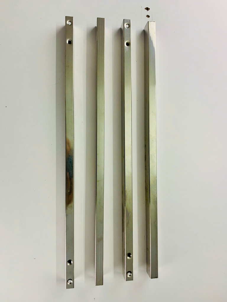 Chân máy giặt tủ lạnh INOX NB-38 48-60cm, có lót cao su chống trượt (NB-38 | Tải trọng: 9kg - 270 Lít)