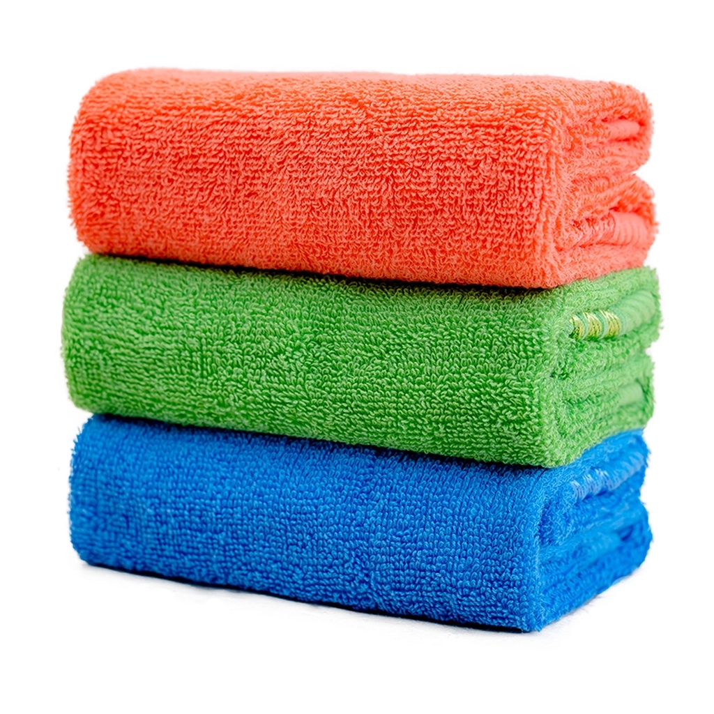 Mua 2 Khăn Mặt Niva WJ1 Tặng 1 Khăn Mặt Niva WS1 Chất Liệu Cotton Tự Nhiên 100% Mềm Mịn Thấm Hút Tốt, An Toàn Cho Da