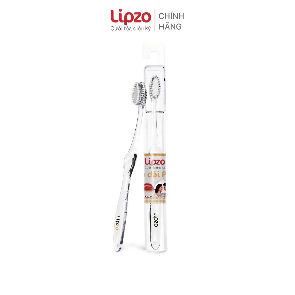 Bàn Chải Đánh Răng Lipzo Áo Dài Pro Cao Cấp Lông Xoắn Kép