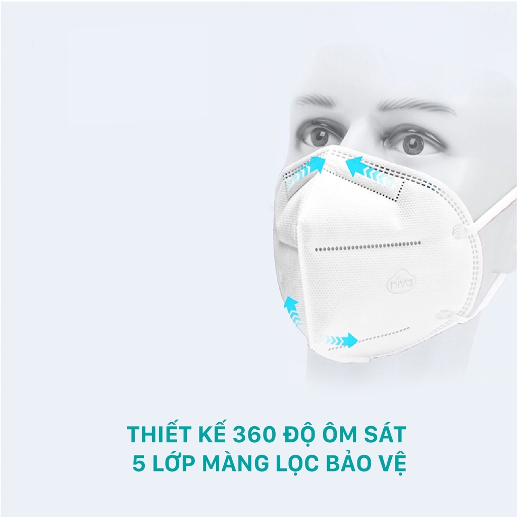 5 hộpkhẩu trang n95 x 20 chiếc