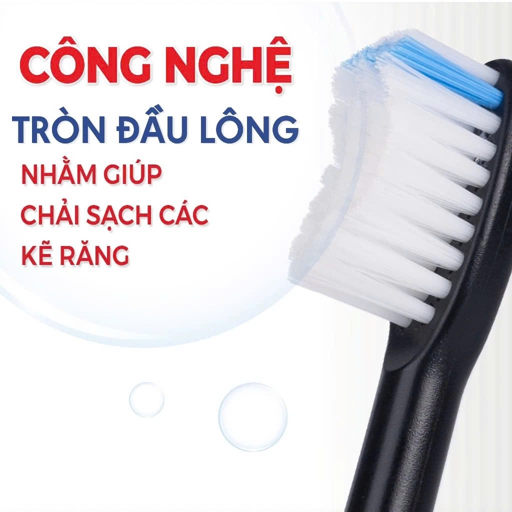 Vỉ 2 Đầu Bàn Chải Điện Lông Tynex LT1 Thay Thế Sau 3 Tháng Tương Thích Với Bàn Chải Điện Thông Minh Lipzo Sóng Âm Sonic