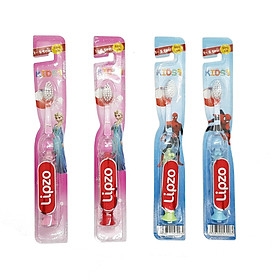 Combo 4 Bàn Chải Sợi Chỉ Nha Khoa Dành Cho Bé Từ 1 Tuổi Trở Lên Kids S1 (Giao màu ngẫu nhiên)
