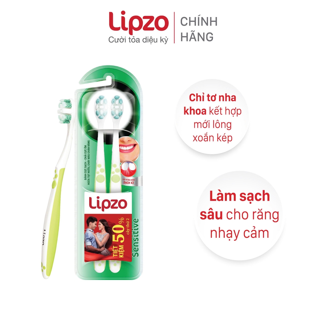 Combo chăm sóc răng miệng toàn diện Lipzo – Chỉ 149.000đ (Số lượng có hạn)