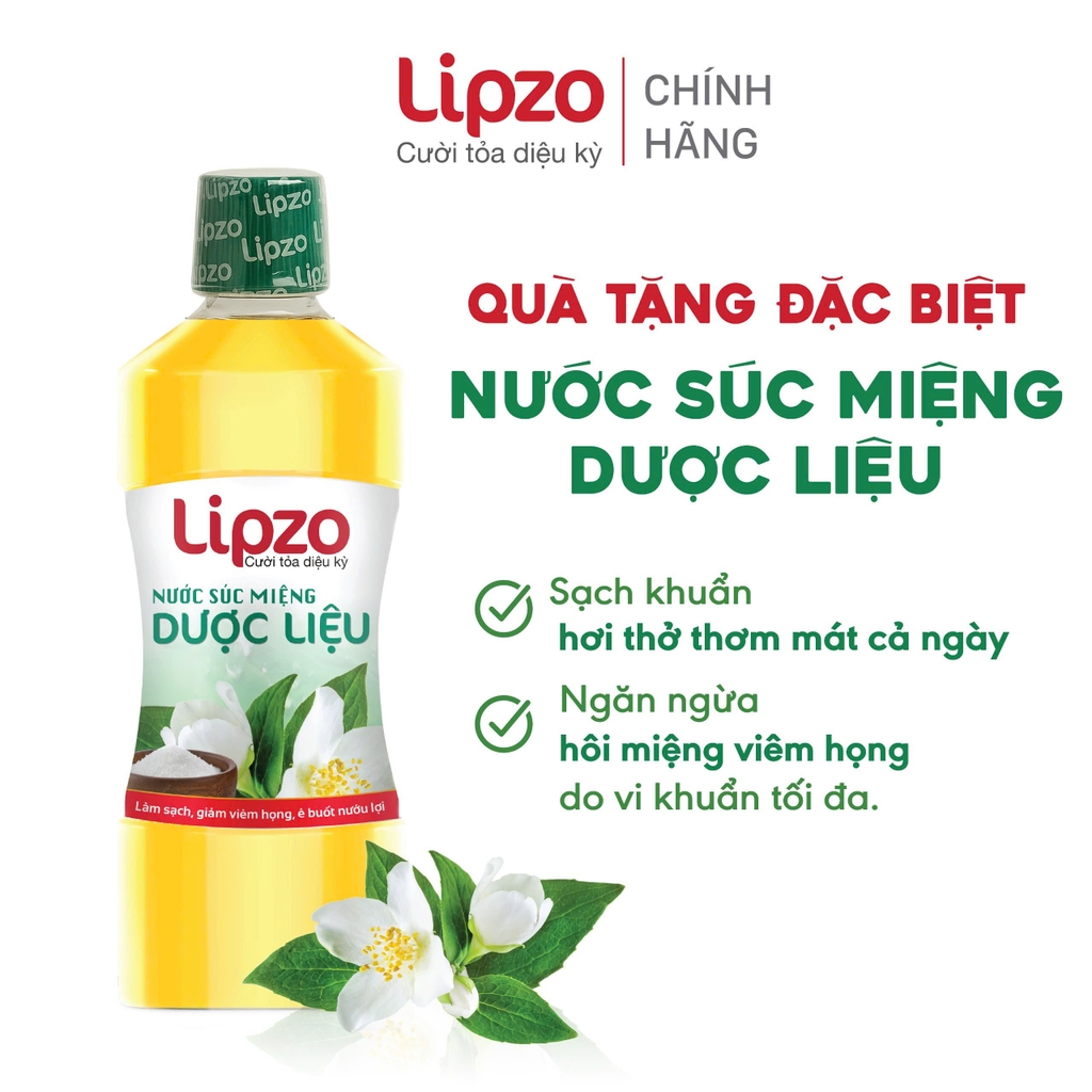 Combo chăm sóc răng miệng toàn diện Lipzo – Chỉ 149.000đ (Số lượng có hạn)