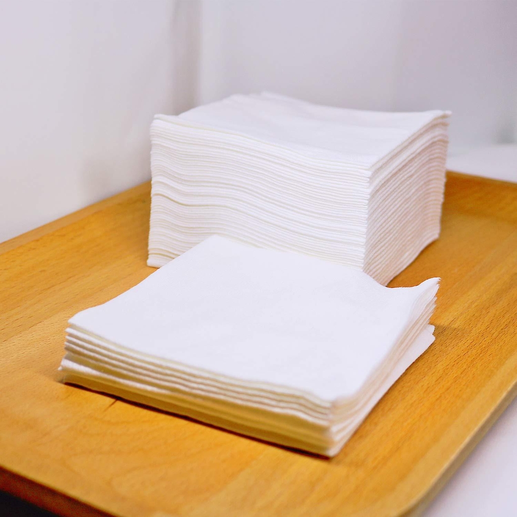 Combo 3 Khăn Vải Khô Đa Năng NIVA Hộp 180 Tờ Tiện Dụng, Chất Liệu Cotton Tự Nhiên An Toàn Cho Bé