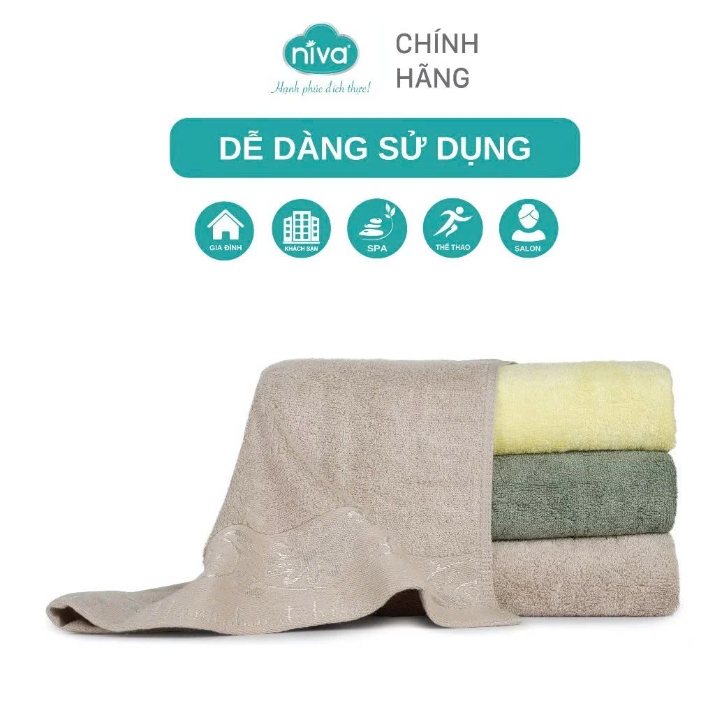 Khăn Tắm Sợi Sồi Niva BL1 65% Sợi Sồi Và 35% Cotton Kích Thước 50x100 cm