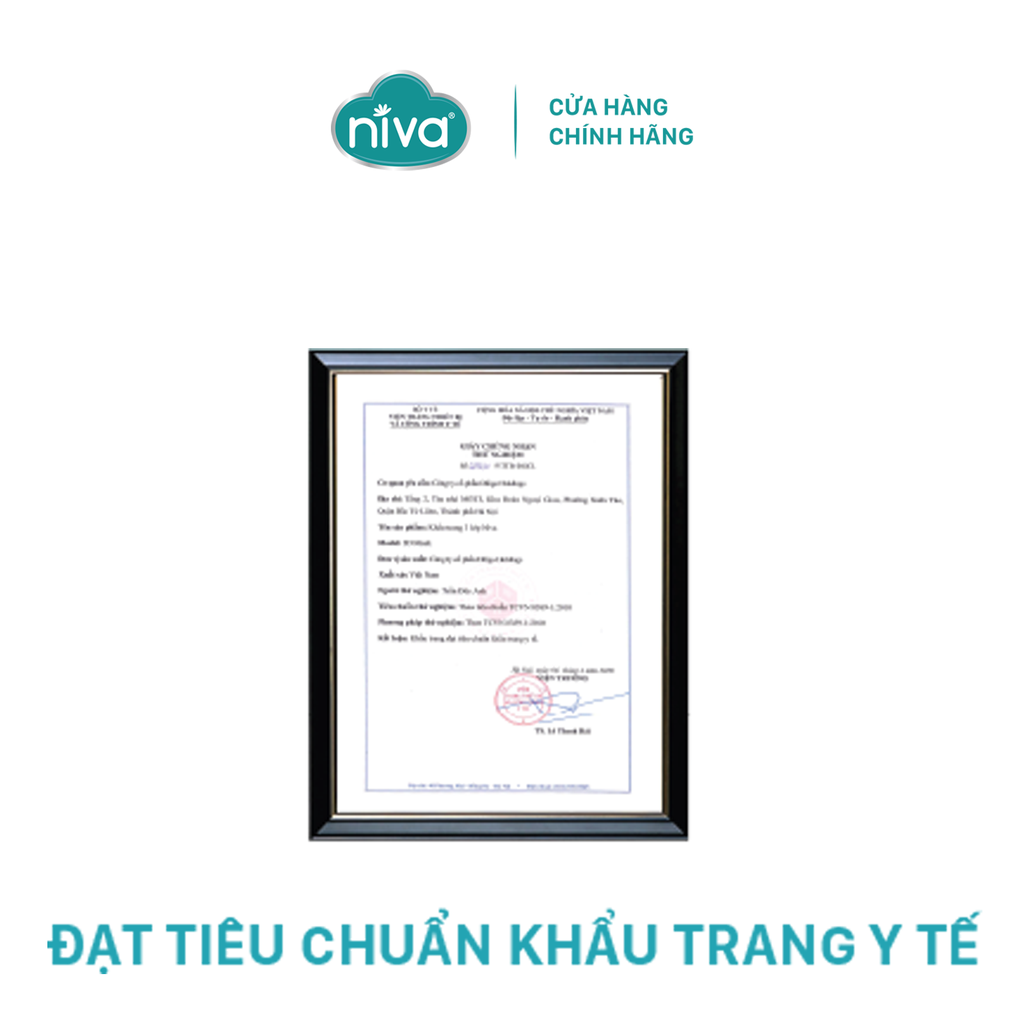 Combo 10 Khẩu Trang Niva 4D Mask KF94 Trẻ Em 25 Chiếc Ngăn Bụi Mịn, Kháng Khuẩn, Không Kích Ứng Da, Hàng Chính Hãng