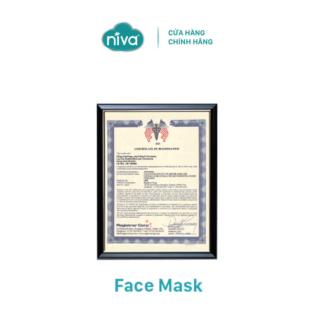 Combo 10 Khẩu Trang Niva 4D Mask KF94 Trẻ Em 25 Chiếc Ngăn Bụi Mịn, Kháng Khuẩn, Không Kích Ứng Da, Hàng Chính Hãng