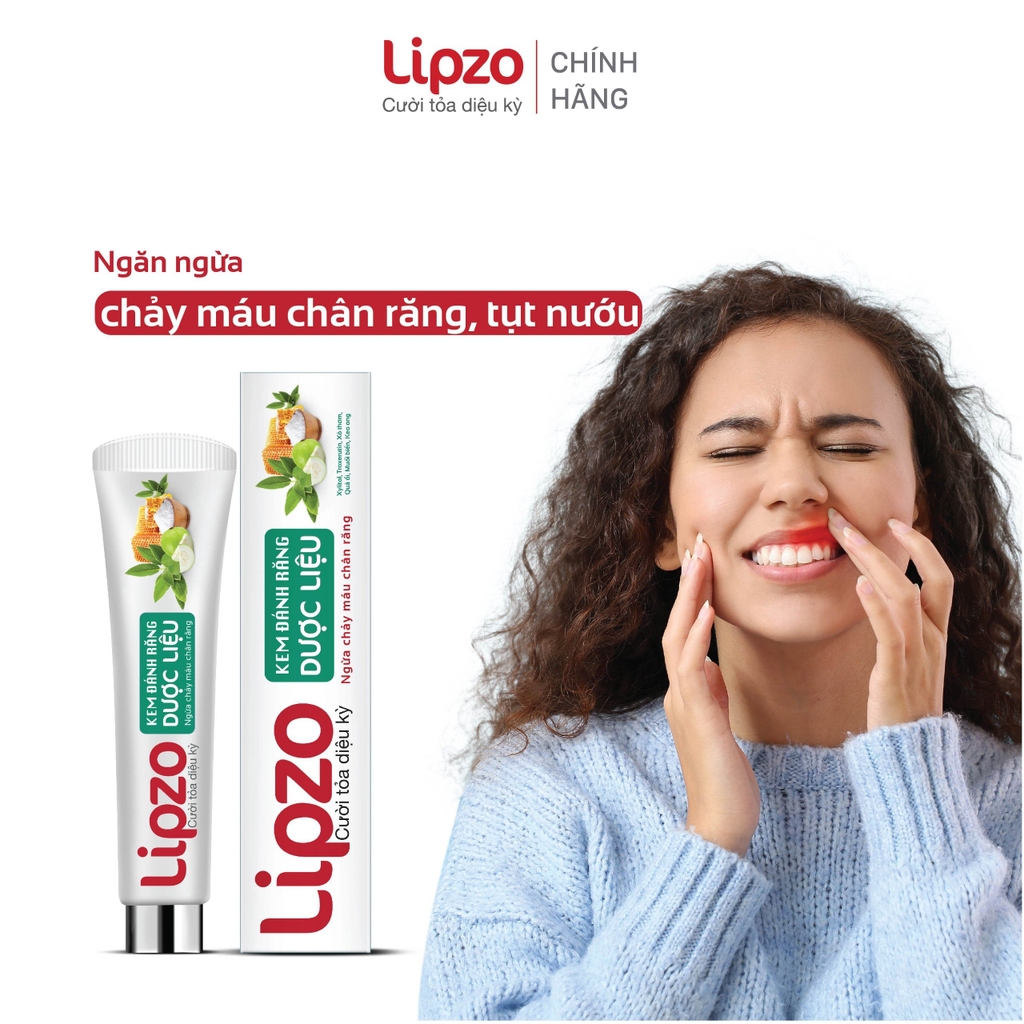 Kem Đánh Răng Lipzo Dược Liệu Lipzo