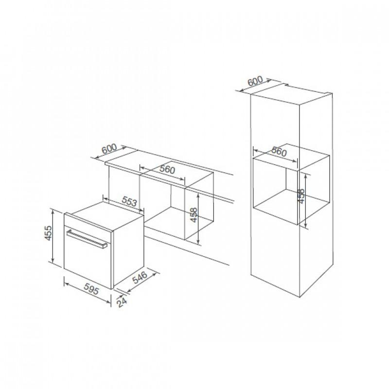Lò nướng Malloca MOV-40CP