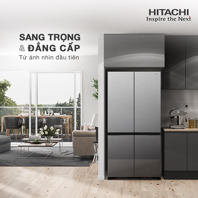 Tủ lạnh Hitachi Inverter 569 lít R-WB640VGV0X(MIR)