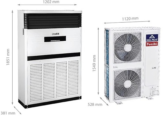 Điều hòa tủ đứng FC 1 chiều 100MMC