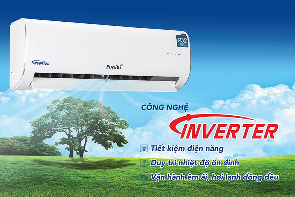 Điều hòa Funiki 2 chiều inverter 9.000 BTU HIH09TMU
