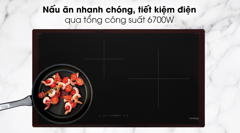Bếp từ Hafele 3 vùng nấu HC-IF77D  536.61.665