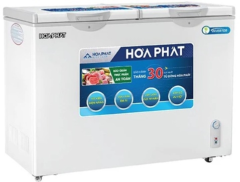 Tủ đông Hòa Phát Inverter 2 ngăn 2 cánh HCFI 506S2Đ2 205 lít