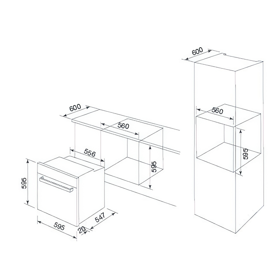 Lò nướng Malloca MOV-726 MC