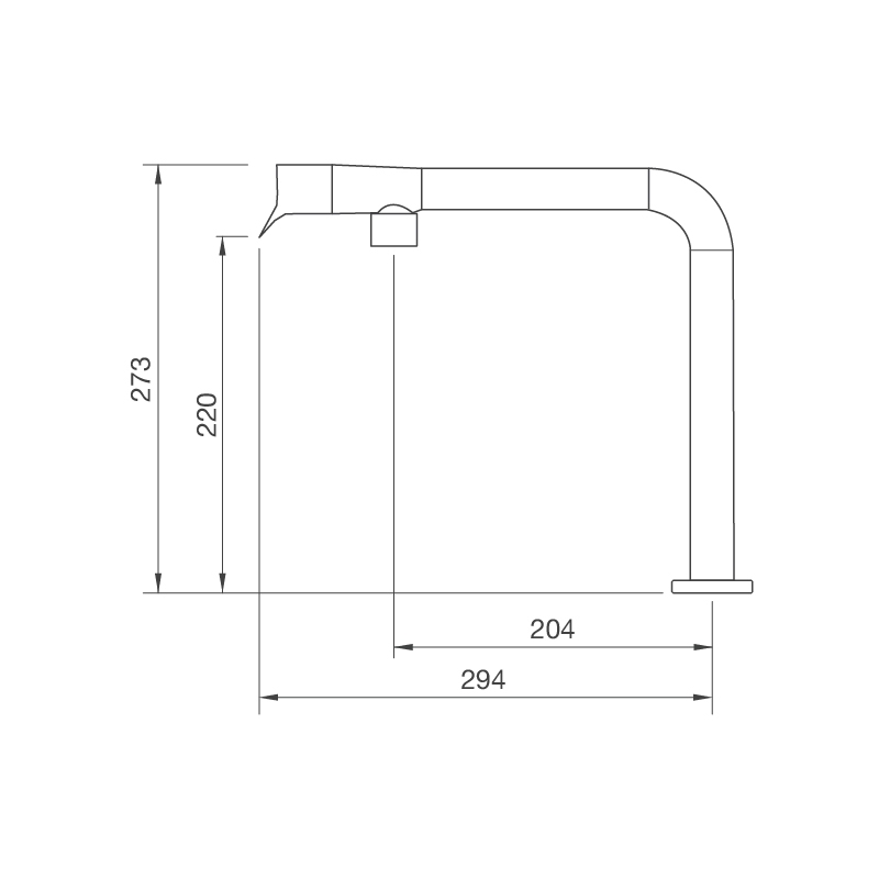 Vòi chậu rửa chén Malloca MF-070