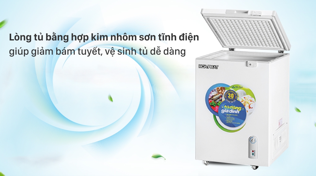Tủ đông mini Hòa Phát HCF 106S1Đ 107 lít