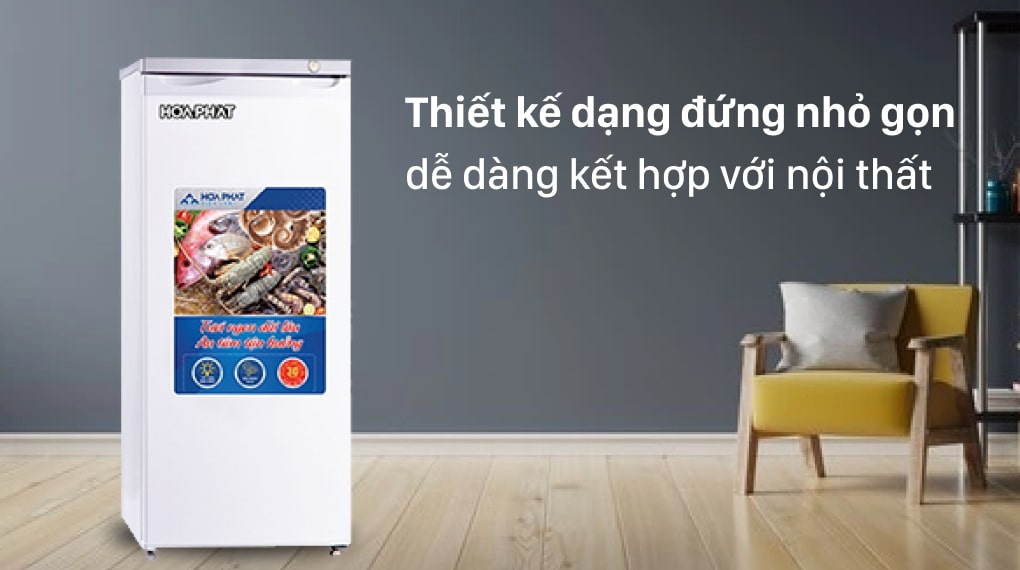 Tủ đông Hòa Phát đứng HUF 350SR1 147 lít