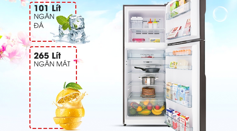 Tủ lạnh Hitachi Inverter 366 lít R-FG480PGV8 (GBW)