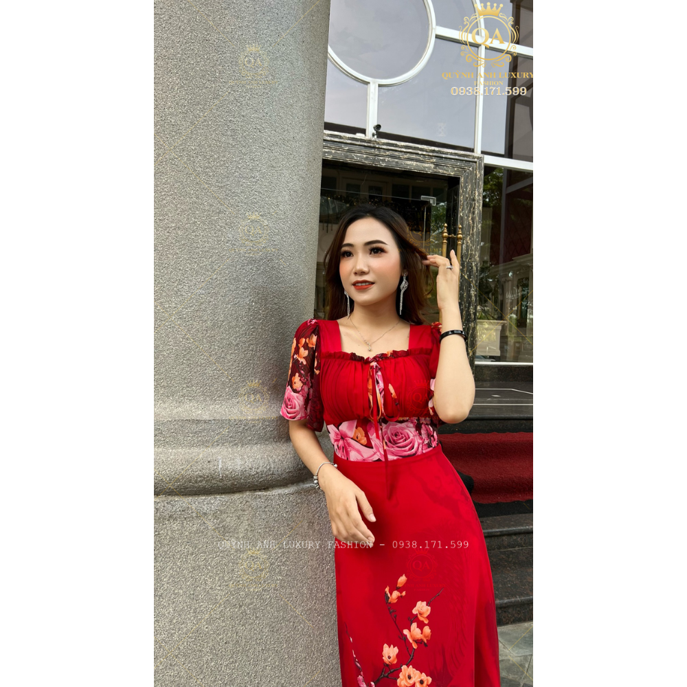 Váy đầm xoè nữ cổ trụ chất voan cao cấp mềm mịn, kiểu dáng thanh lịch thích  hợp mặc đi tiệc, đi làm công sở | Shopee Việt Nam