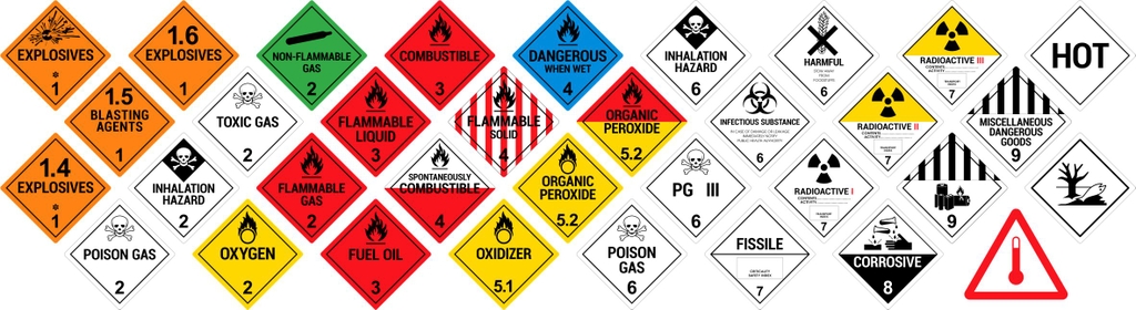9 nhóm hàng hóa nguy hiểm