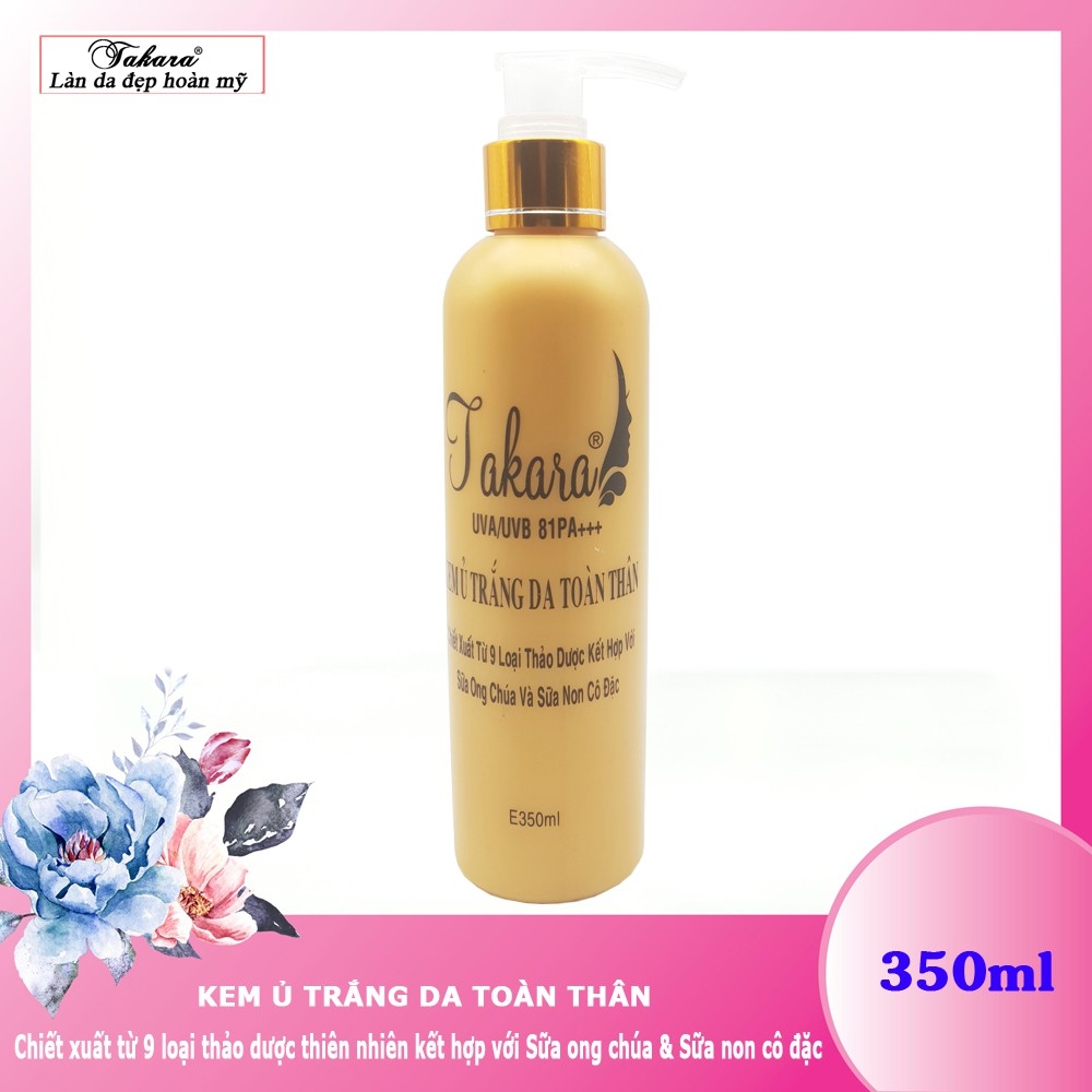 Kem Ủ Trắng Da Toàn Thân Takara (350ml)