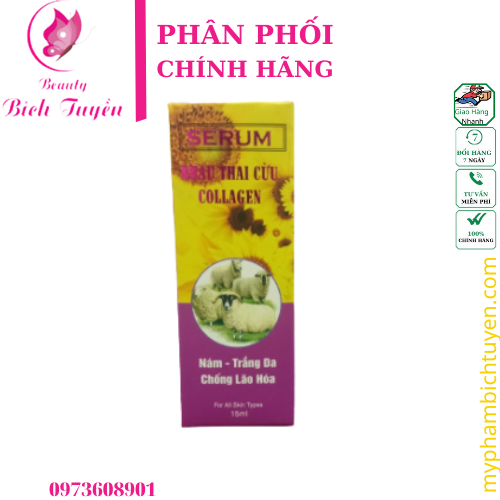 Takara serum nhai thau cừu collagen nám- trắng da- chống lão hóa 15ml