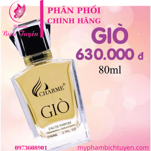 Nước Hoa Nam Charme Giò 80ml